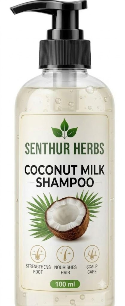 HERBAL COCONUT MILK  SHAMPOO  100 ML